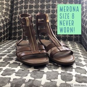 NWOT. Merona sandals, size 8, never worn!